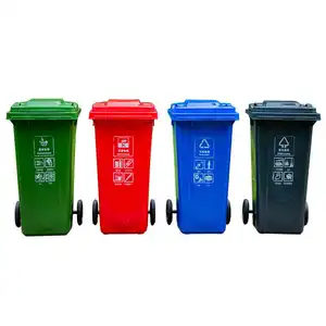 660 1100l 1100升街道户外大型塑料垃圾垃圾垃圾桶垃圾桶带轮子