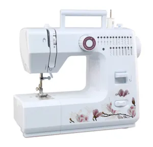 CB CE UKCA VOF máquina de costura de roupas de alta qualidade com 20 padrões e mesa de suporte de expansão naaimachine