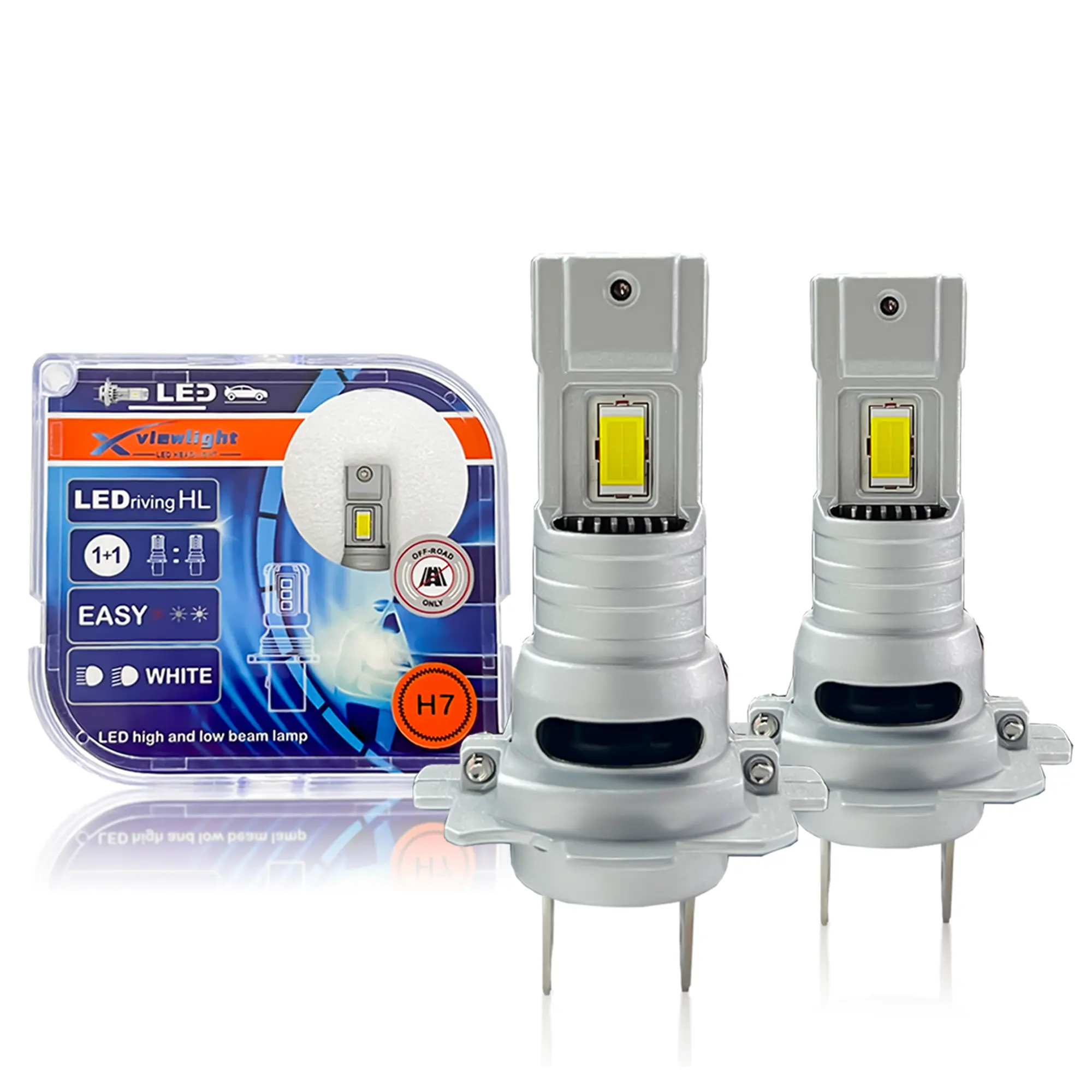 Plug and play TP8 60W Led Car Light Mini Size Fan H11 H7 LED Headlight Bulb 9005 9006 9012 H4 CSP 3570 Car LED Light Fog Lamps