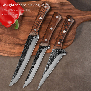 Professional Craftsman Wood Handle Stainless Steel Sharp kitchen fish fillet boning Knife with Gift Box
