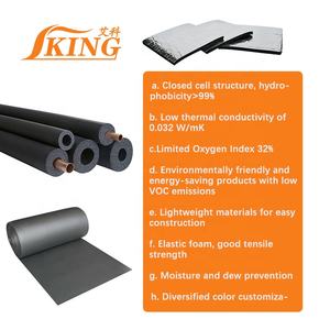 Pour FIRSTFLEX <span class=keywords><strong>tuyau</strong></span> en mousse de caoutchouc NBR/<span class=keywords><strong>PVC</strong></span> écologique Design moderne absorbant le son pour l'isolation <span class=keywords><strong>phonique</strong></span> de la chambre froide - Product Image 2