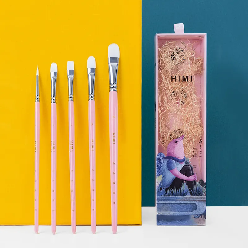 New Miya 5pcs Wool Art Brush Kinder Pinsel Set für Pen-World Little Bird