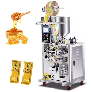 Máquina de enchimento líquida vertical popular, máquina automática de embalagem de molho para encher shampoo e manteiga de amendoim, 2024