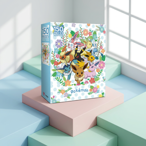 For 150-Piece Paper <b>Jigsaw</b> <b>Puzzle</b> Eevee Friends Korean Kids Cartoon Anime Educational Toy Made Korea Bulk Distributor - Product Image 1
