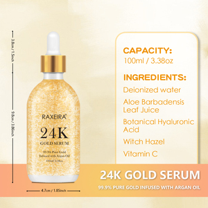 Sérum Visage Anti-Âge Hydratant et Lissant Effet Bonne Mine à l'Or 24K, Marque Blanche en Gros, 100ml - Product Image 6