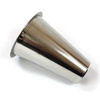 Filtre conique personnalisé en acier inoxydable 304 316 316L, maille perforée, élément filtrant tubulaire, 25 30 40 50 60 microns