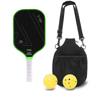 Raquette de pickleball en fibre de carbone Toray T700 16 mm, équipement d'entraînement approuvé par les États-Unis avec sac de transport en maille - Product Image 3