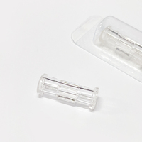 Seringue à double raccord Luer, stérile, transparente, pour connecteur Luer Lock, 50/100 pièces