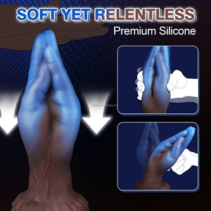 Énorme Godemiché Alien Géant pour Fisting, Grand Plug Anal en Forme de Main Alien Fantaisie avec Ventouse, Godemiché en Silicone Souple à Nœud Artificiel - Product Image 4
