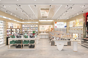 01-bjis001 thương hiệu cửa hàng bán lẻ hiển thị sang trọng trắng-vàng mỹ phẩm cửa hàng thiết kế nội thất cho cửa hàng cao cấp trang trí - Product Image 5