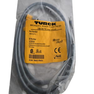 Nuevo PLC, Nuevo <span class=keywords><strong>WKV</strong></span> 4.5T-1 U-53524 M12 Eurofast, Conjunto de Cables con Conector Hembra en Ángulo Recto, Controlador de Programación PLC - Product Image 1
