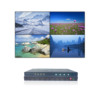 Bitvisus Profesyonel Ses Video Matris Anahtarlayıcı 4X4 2X4 RS232 IR Kontrol 4K Cat6 Kesintisiz Bölücü 2.0 60Hz Ses Entegrasyonu