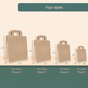 Bolsa <span class=keywords><strong>de</strong></span> <span class=keywords><strong>Papel</strong></span> Kraft <span class=keywords><strong>de</strong></span> Alta Calidad <span class=keywords><strong>con</strong></span> Logotipo Personalizado para Gomitas, Fiestas Navideñas, Regalos, Exposiciones, Embalaje, <span class=keywords><strong>Papel</strong></span> Artesanal Resistente - Product Image 6