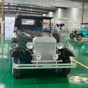 Auto Eléctrico Clásico Negro Vintage, Diseño Ecológico y Duradero, Estable y Confiable, Precio Accesible, Vehículo Retro para Turismo - Product Image 1
