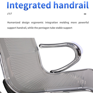 3 مقاعد انتظار عامة ، مطار فولاذ مدلفن على البارد ، من أجل المساحة العامة للمطار - Product Image 5