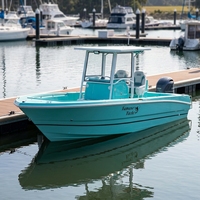 YAMANE 8.50M 28FT Bateau de sport en fibre de verre, Yacht de pêche en fibre de verre, Bateau de sport à console centrale