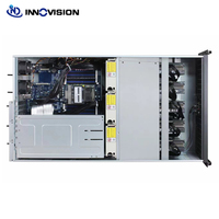 Carcasa Optimizada para Servidor GPU 4U PCIe4.0 con Fuente de Alimentación Redundante 4+1, Compatible con 5, 6, 8 y 10 Tarjetas Gráficas, 16 Carriles Completos