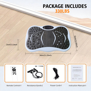 Macchina per Vibrazione a Piastra Rotante per Allenamento Cardio, Recupero Muscolare, Perdita di Peso ed Esercizio Fisico - Product Image 2