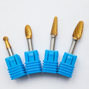 Bán buôn Titan mạ công cụ quay cắt 10 miếng cacbua gỗ bit tập tin quay Vonfram cacbua Burr - Product Image 6