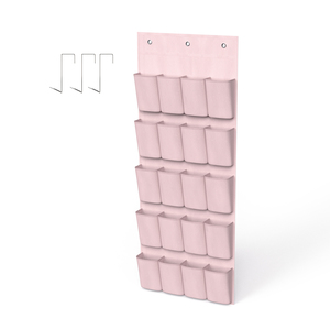 Vendeur entier Tissu pliable <span class=keywords><strong>de</strong></span> haute qualité Non-tissé suspendu 20 poches sur la <span class=keywords><strong>porte</strong></span> <span class=keywords><strong>Organisateur</strong></span> pour le stockage des chaussures Gain <span class=keywords><strong>de</strong></span> place - Product Image 2