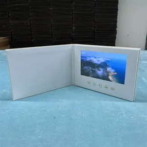 Фабрика Oem Odm видео Подарочная коробка hd видео 1080p android tv box видео брошюра коробка