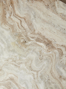 Table d'appoint en marbre 40 cm avec base en bois de manguier, table d'appoint moderne pour salon, solide, durable, finition naturelle, élégante, faite à la main - Product Image 3