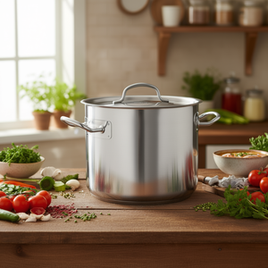 Pentola Bassa Chef Classic da 8 Qt in Acciaio Inossidabile con Coperchio per Zuppe e Salse - Product Image 3