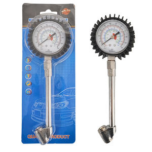 Mandrin de gonflage de pneus automobile G 1/4 à double tête coudée 153 mm - Product Image 3