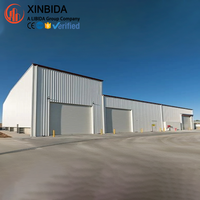 Entrepôt d'usine préfabriqué en acier sur mesure, kits de construction métallique pour atelier combiné à grande portée