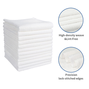 Bộ 12 sợi nhỏ khăn nhà bếp hàng ngày dishcloth và món ăn khăn thấm nước để làm khô nhà bếp cần thiết - Product Image 5