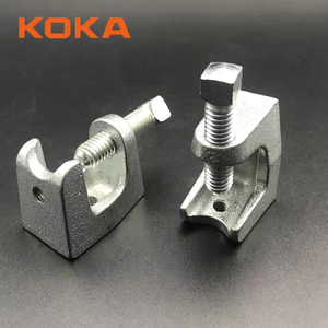 Collier <span class=keywords><strong>de</strong></span> fixation pour poutre en acier galvanisé Unistrut 3/8\" 1/2\" en fonte malléable - Product Image 3