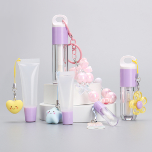 Tube vide transparent en plastique OMI 3.5/7ml pour brillant à lèvres, avec pendentif décoratif et bouchon à vis, idéal pour l'emballage cosmétique - Product Image 1