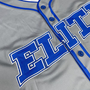 Jersey transpirable de poliéster de alta calidad unisex al por mayor, nuevo diseño personalizado, técnica de sublimación para béisbol de talla grande - Product Image 4