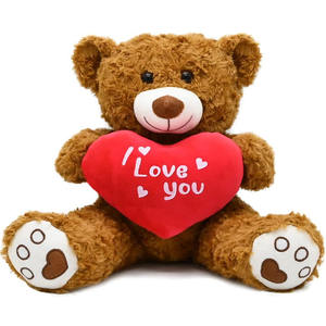 Je t'aime ours en peluche peluche coeur peluche saint valentin cadeau enfants <span class=keywords><strong>meilleur</strong></span> ami anniversaire anniversaire mariage cadeau jouet ours - Product Image 1