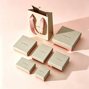 กล่องเครื่องประดับแบรนด์ EASTMOON สุดหรูแบบสั่งทำพิเศษ กล่องกระดาษแข็งสำหรับใส่ต่างหูและจี้ พร้อมถุงใส่ของเข้าชุด - Product Image 2