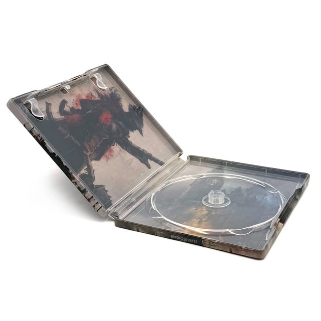 Manycans Customize Printed DVD Packaging Tin case Metal Tin Can for CD PS Storage Tin Box with Plastic Insert Tray