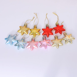 New Christmas Festival Decor Electroplated Hexagonal Star Xmas <b>Tree</b> Hanging Ornaments Wholesale - Product Image 5
