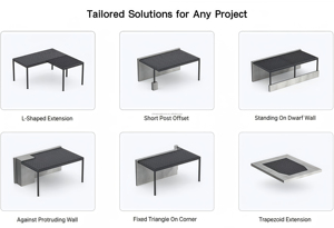 Pergola in Alluminio su Misura con Servizio OEM, Fornitura Diretta dalla Fabbrica per Progetti Immobiliari e Alberghieri, Gazebo con Telaio in Alluminio - Product Image 5
