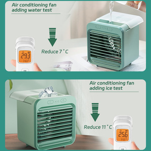 Aire acondicionado portátil para el hogar, Enfriador de aire pequeño de escritorio, batería recargable, humidificación USB, Mini ventilador enfriador de aire - Product Image 3