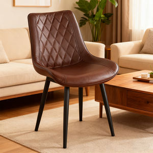 Chaises de salle à manger ergonomiques en cuir PU en gros, meubles de maison, chaises de <span class=keywords><strong>restaurant</strong></span> d'hôtel - Product Image 2