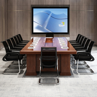Table de réunion HYZ-30, mobilier de bureau, ensemble de bureaux, mesa de reuniones, table de réunion moderne, tables et chaises de conférence