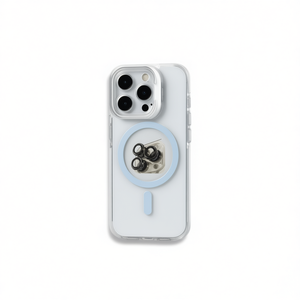 Custodia per cellulare trasparente IP16 PRO MAX a protezione completa con anello magnetico e protezione fotocamera inclusa, in doppio materiale - Product Image 1