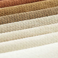 Tissu de canapé en velours tricoté chaîne 100 % polyester, 330 GSM, style luxe, ignifuge, occultant et respirant, pour filles - Vente en gros