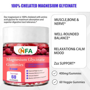 Gummies de glycinate de magnésium les plus vendues : Améliore la qualité du sommeil, favorise la mémoire, la concentration, le soutien immunitaire et articulaire - Product Image 4