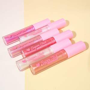 Nouveau brillant à lèvres en tube rose, marque privée, rouge à lèvres liquide végétalien, brillant à lèvres scintillant longue durée - Product Image 4