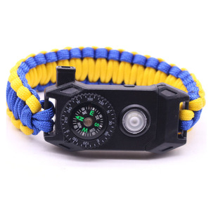 Pulsera de Supervivencia Multifuncional de Paracord con LED, Brújula, Encendedor y Silbato de Emergencia para Campismo y Senderismo al Aire Libre - Product Image 2