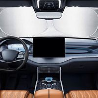 Pare-soleil de voiture de pare-brise avant pliable personnalisé pour les rayons UV et la protection contre la chaleur du soleil pare-soleil de voiture