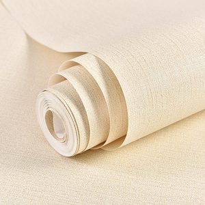 ورق جدران ذاتي اللصق من الكتان بألوان خفيفة لغرف النوم وغرف المعيشة والفنادق وخلفيات الجدران وديكورات الغرف - Product Image 4