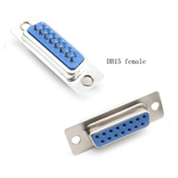 Conector DB9 DB15 DB25 DB37 macho y hembra, conector de soldadura tipo DB, conectores de tipo DB
