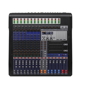 Consola mezcladora de audio profesional JS12 de 12 canales, controlador de DJ, MP3, Bluetooth, procesador dual de 99 efectos para presentaciones en escenario - Product Image 1